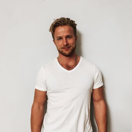 V-neck Pima Cotton Jersey T-shirt