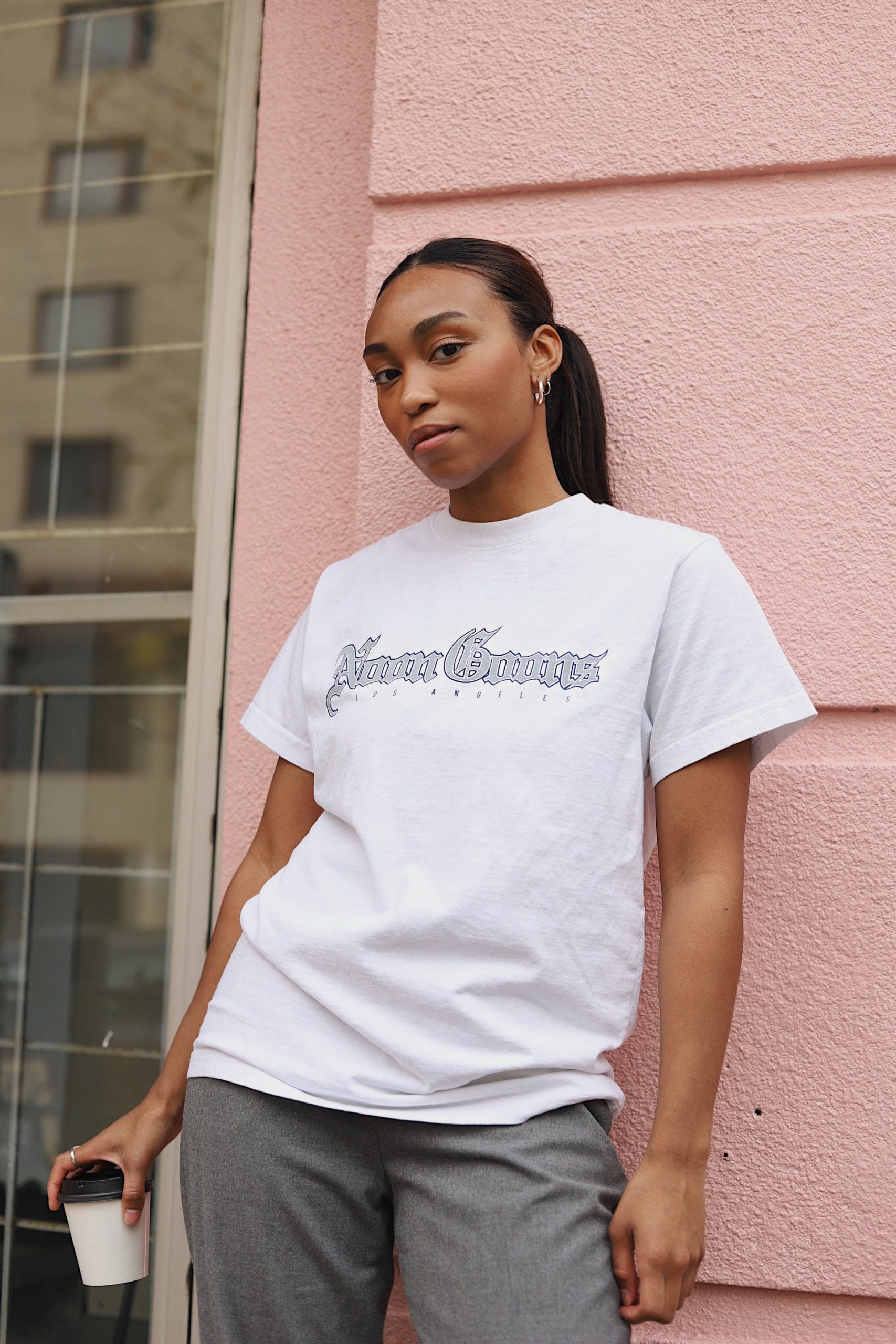Women’s V-neck Loose Fit Cotton T-shirt